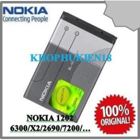 Pin nokia Bl 4C/ 5C (pin zin chính hãng) Cho Nokia 1280, 110i, 1202, 6303, 2700, 2730....