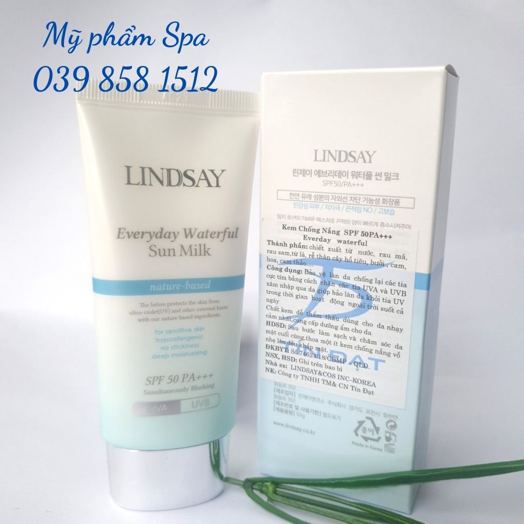 [Video Mới Quay] Kem Chống Nắng Vật Lý Lindsay - SPF 50PA+++