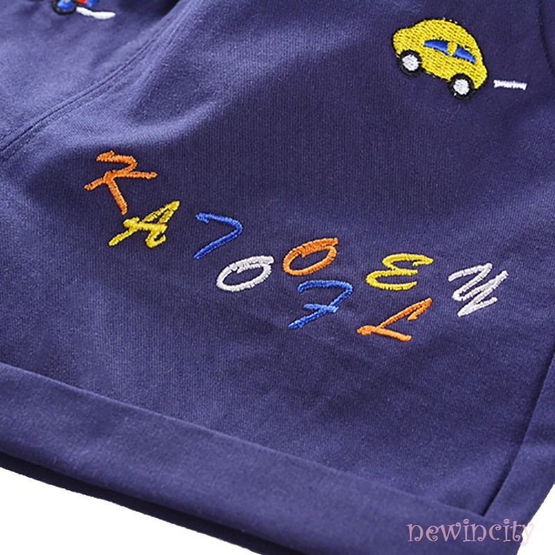 Set Áo Thun Tay Ngắn &amp; Quần Short Cho Bé Trai