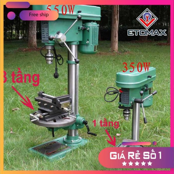Bàn trượt hai chiều tịnh tiến kết hợp ê tô khoan bàn 3 tầng 4 inch