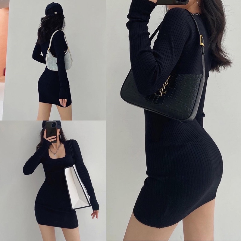 ORDER 15 ngày- Đầm thun len dài tay #950