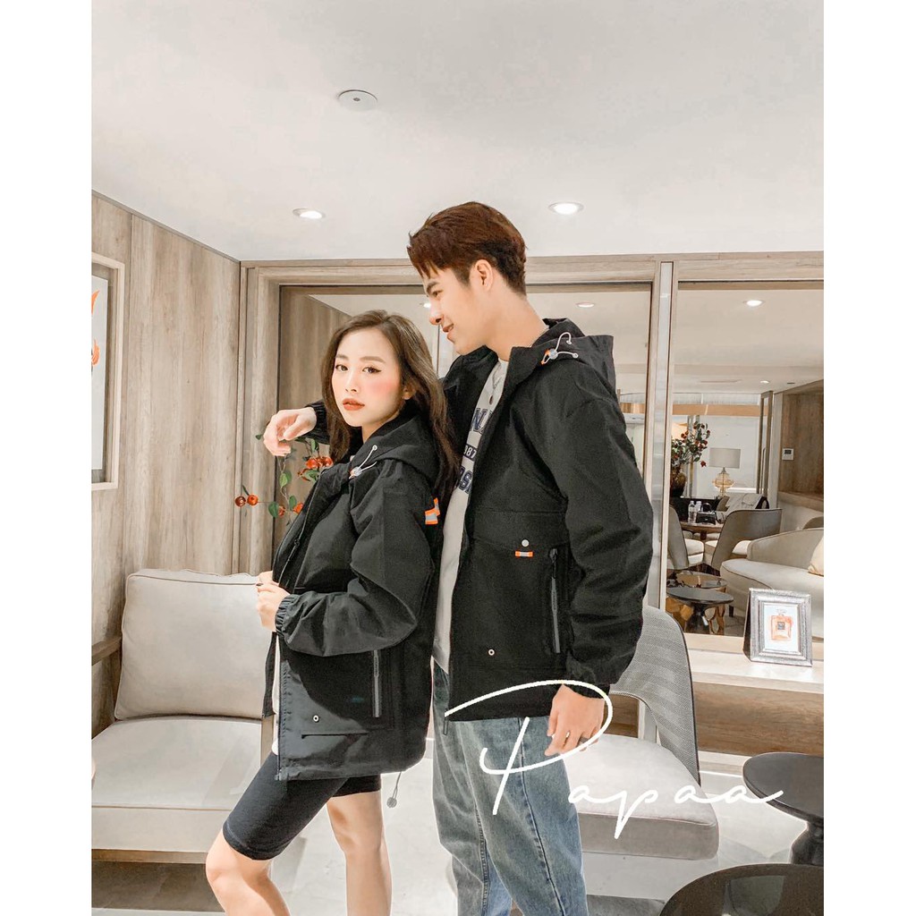 Áo khoác nam nữ Hàn Quốc unisex trơn túi hộp 7719 PAPAA SHOP