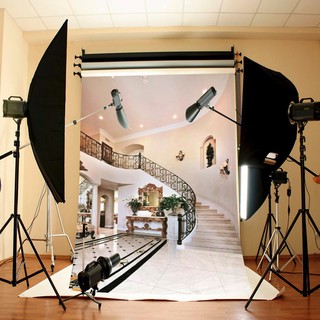 Backdrop Cho Studio Loại Cảnh Biệt Thự Kích Thước 5X7Ft