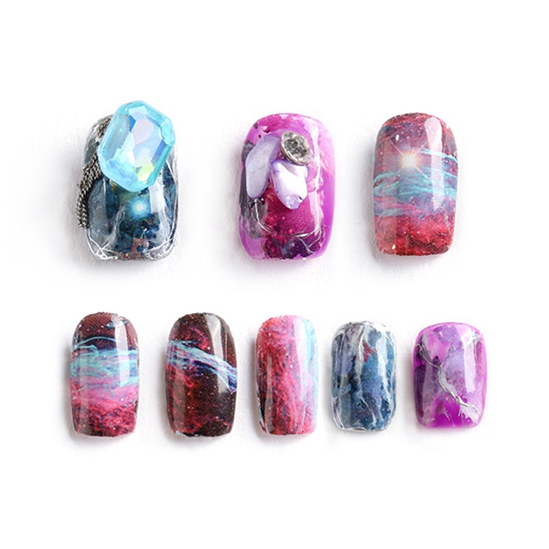 [Gói 10 gói] [Nhãn dán nghệ thuật móng tay] [Mẫu Bầu trời đầy sao]