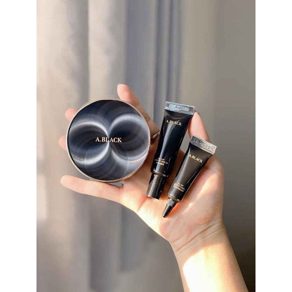 Set Phấn Nước Che Phủ Chống Nắng   ABlack All Day Perfect Cover Cushion SPF 47 PA++ HALIN5865 hàng cao cấp | BigBuy360 - bigbuy360.vn