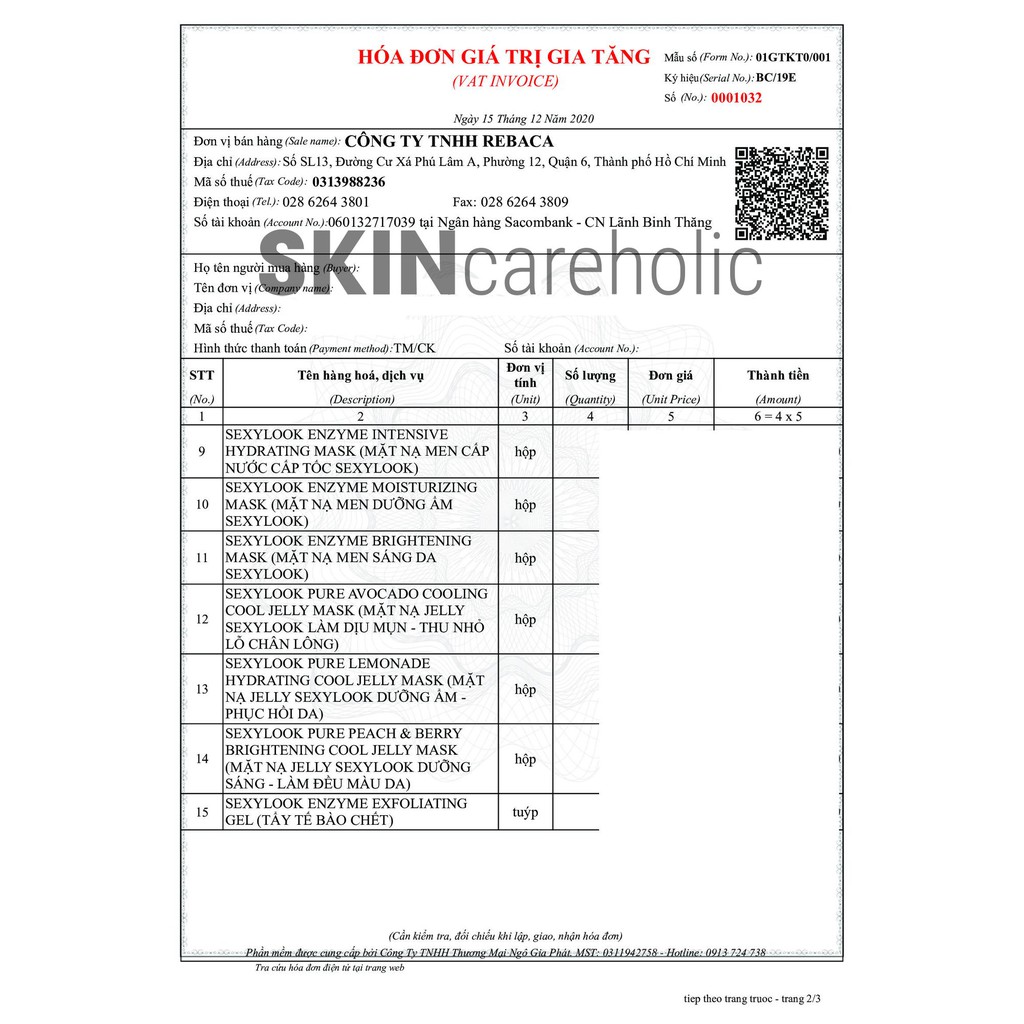 Mặt Nạ Thạch Sexylook Pure Jelly Mask