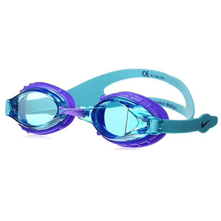 Kính bơi cho bé Nike Chrome Youth Goggle Turquoise Blue