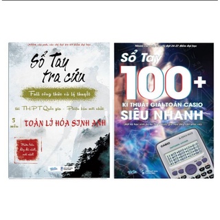 Combo 2 cuốn sổ tay 5 môn và sổ tay casioo