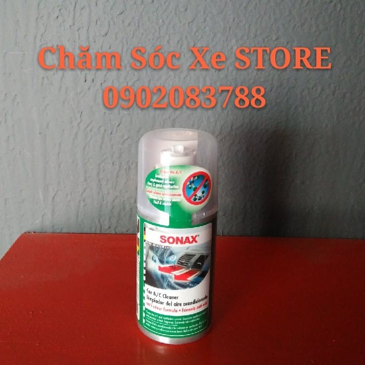 Khử mùi, diệt nấm mốc dàn lạnh ô tô thế hệ mới Sonax a/c cleaner Air Aid 100ml Sonax323100 chamsocxestore | BigBuy360 - bigbuy360.vn