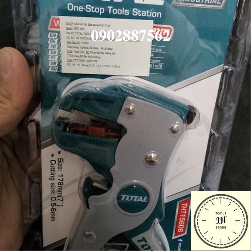 7&quot; Kìm (kiềm) tuốt dây điện mỏ quạ Total THT15606