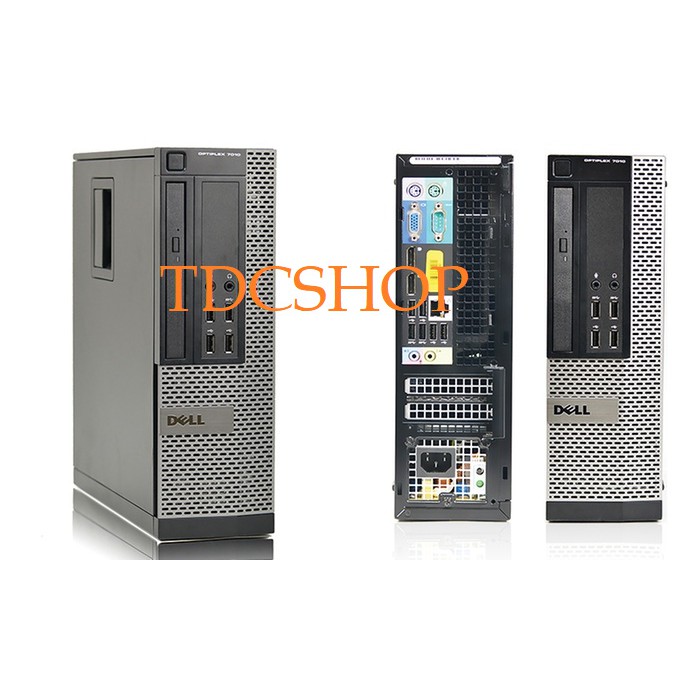 Máy tính để bàn Dell Optiplex 7010 intel CORE I3 3220, RAM 4GB, SSD 120GB, HDD 500GB.