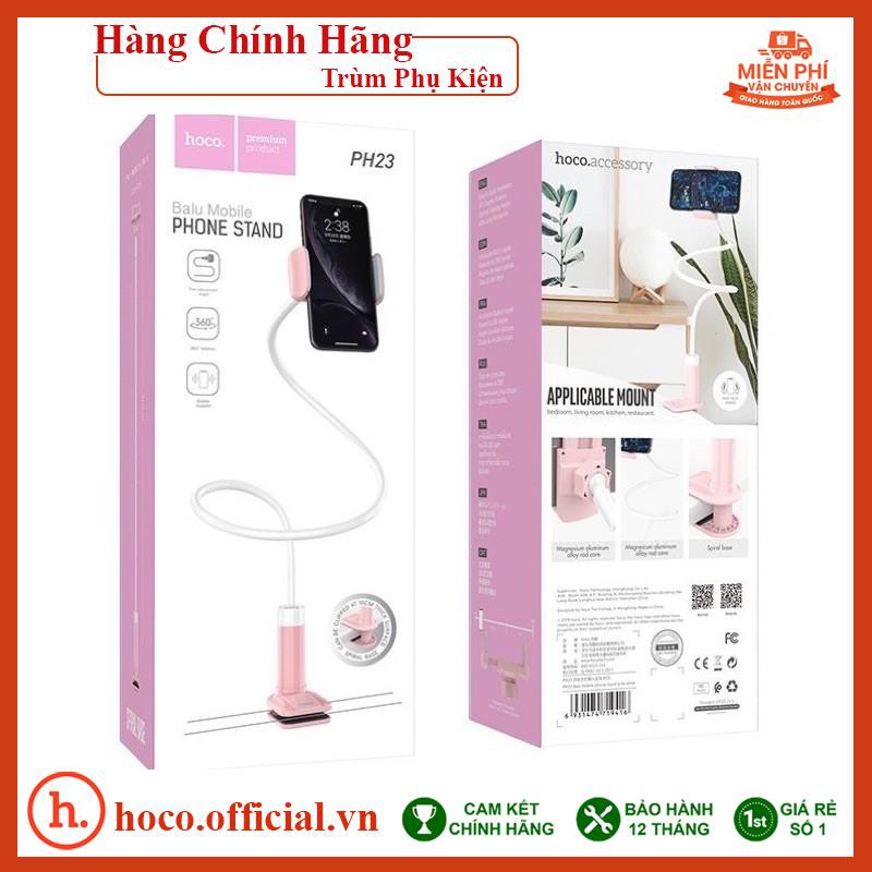 giá đỡ điện thoại Hoco PH23 chính hãng, kẹp đỡ siêu chắc chắn kẹp bàn giữ điện thoại khi xem phim livestream | BigBuy360 - bigbuy360.vn