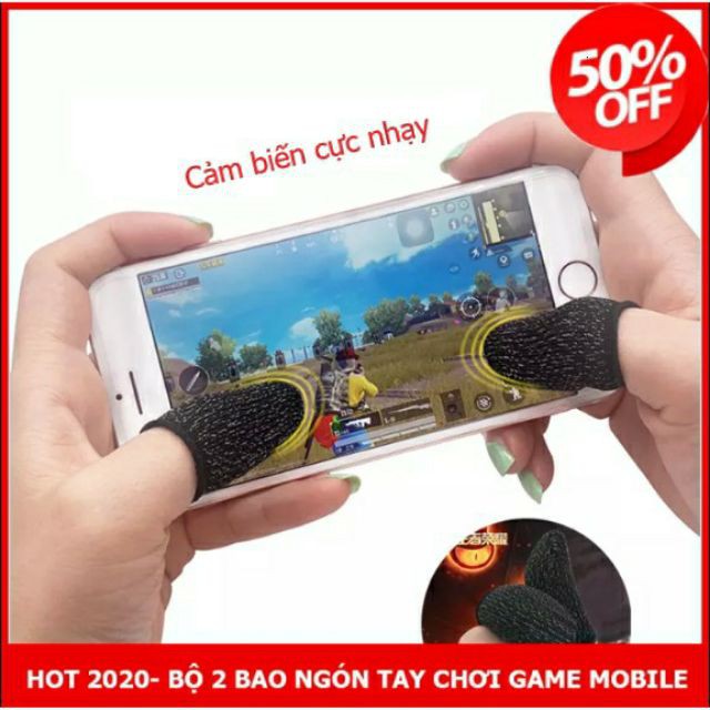 Găng Tay cảm ứng Chống Mồ Hôi Chơi Game Bắn Súng Trên Điện Thoại Chuyên Nghiệp