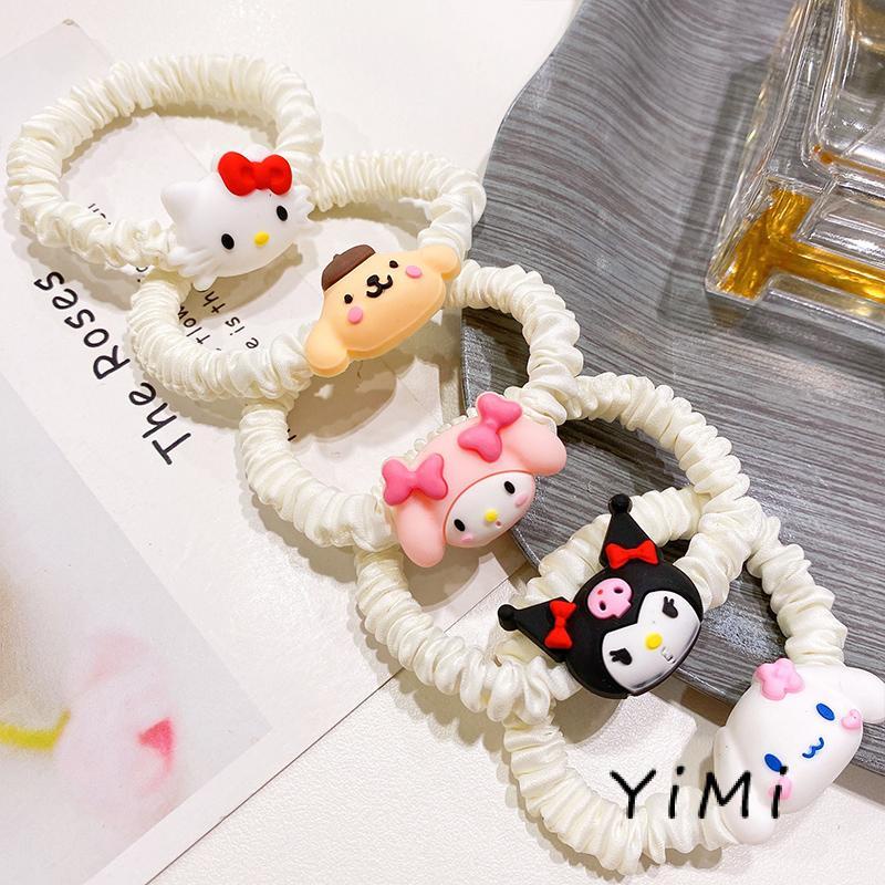 Dây Buộc Tóc Cao Su Cỡ Lớn Họa Tiết Hoạt Hình Đáng Yêu Cho Nữ