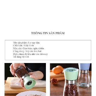 Lọ xay tiêu thuỷ tinh