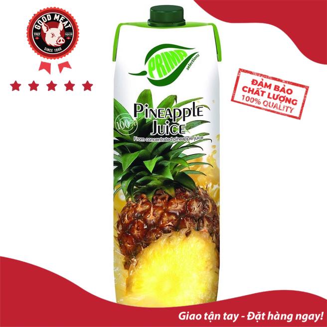[FREESHIP]Nước ép thơm 100% Prima 1L