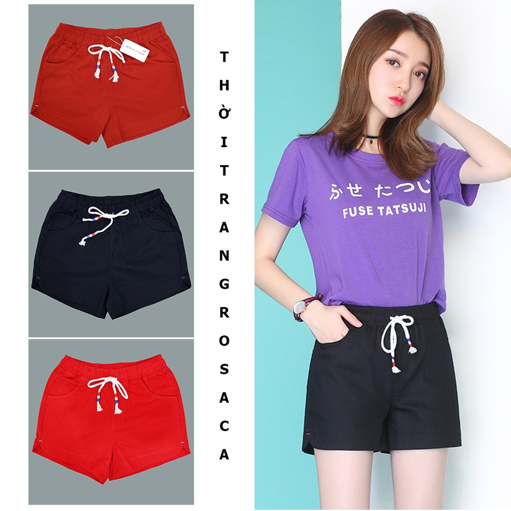 QUẦN SHORT KAKI NỮ LƯNG THUN ĐẸP, GIÁ RẺ ROSACA | BigBuy360 - bigbuy360.vn
