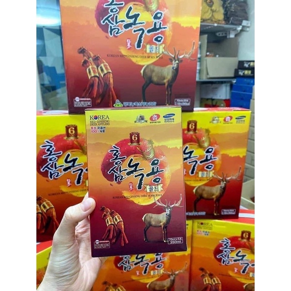 Nước Hồng Sâm Nhung Hươu Kanghwa Hàn Quốc Hộp 30 Gói X 70ml - Tăng Đề Kháng, Chống Lão Hóa