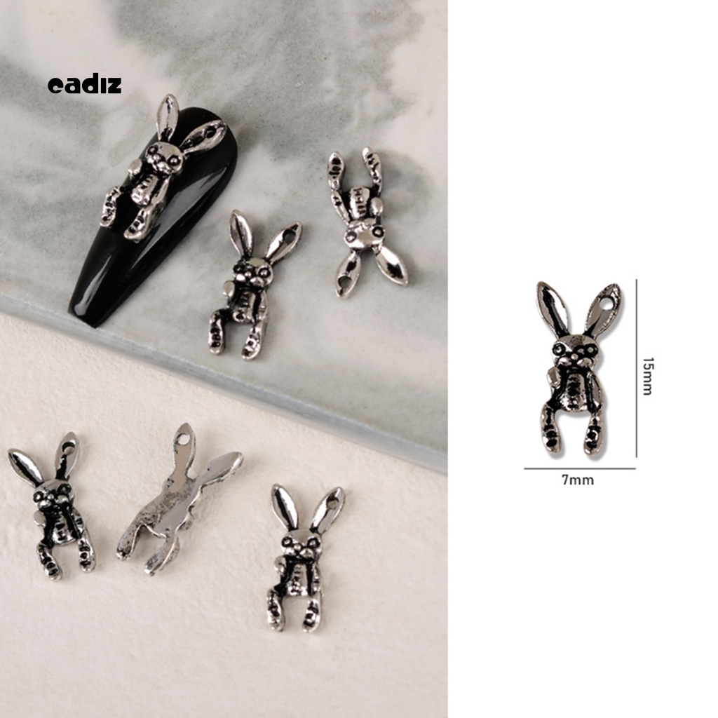 Set 20 Phụ Kiện Trang Trí Móng Tay Nghệ Thuật Hình Nhện Đầu Lâu Lấp Lánh