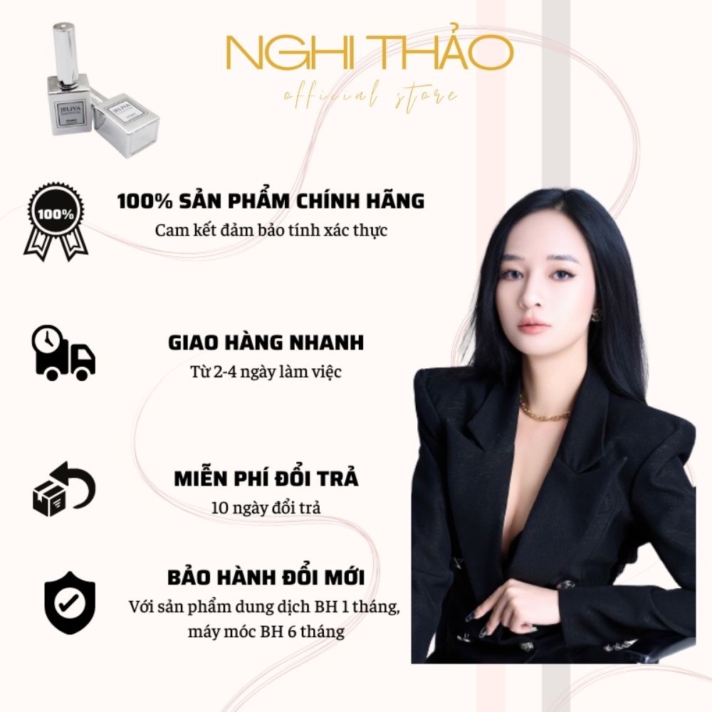 Gel gôm đắp móng úp Jeliva NGHI THẢO 30ml