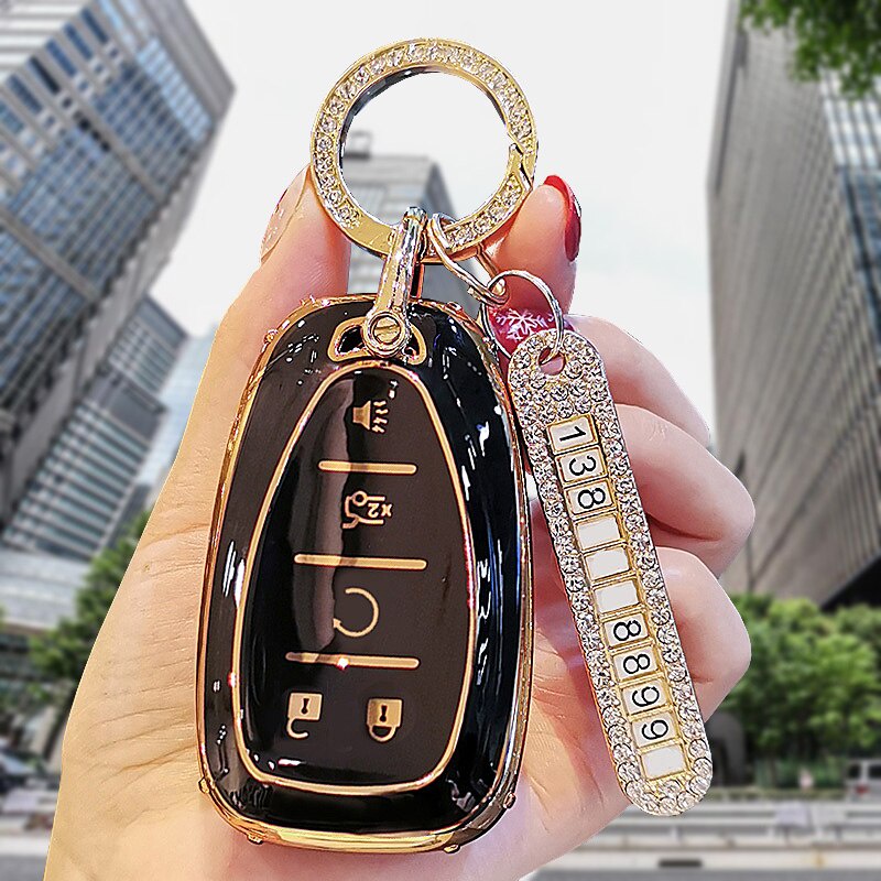 Vỏ TPU Bảo Vệ Chìa Khóa Xe Hơi Chevrolet Chevy Malibu Camaro Cruze Traverse Spark Equinox Sonic Bolt