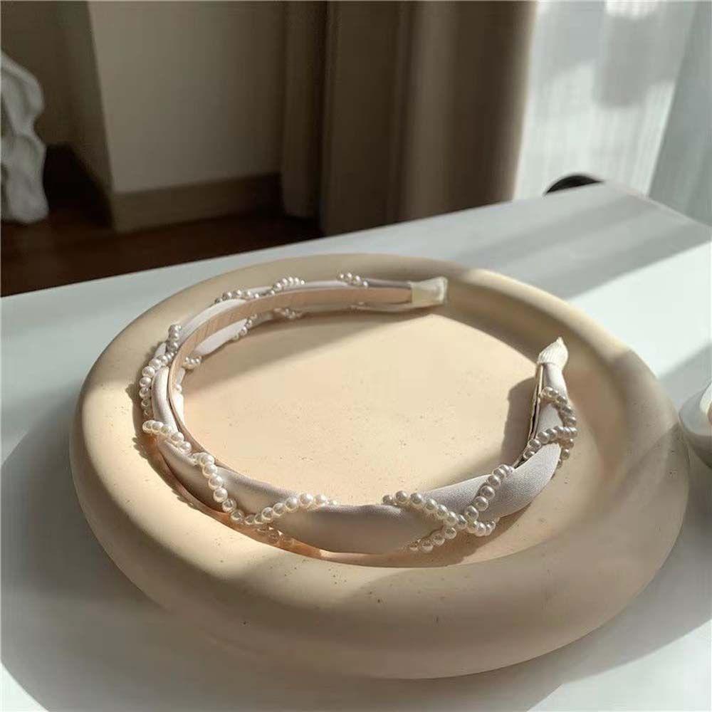 IVORY Băng Đô Cài Tóc Thiết Kế Đơn Giản Thời Trang Theo Phong Cách Hàn Quốc Cho Nữ