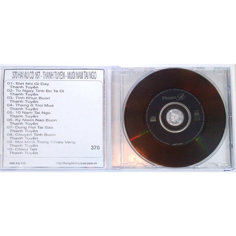 Bộ 4 CD ca sĩ Thanh Tuyền ( 77 - 370 )
