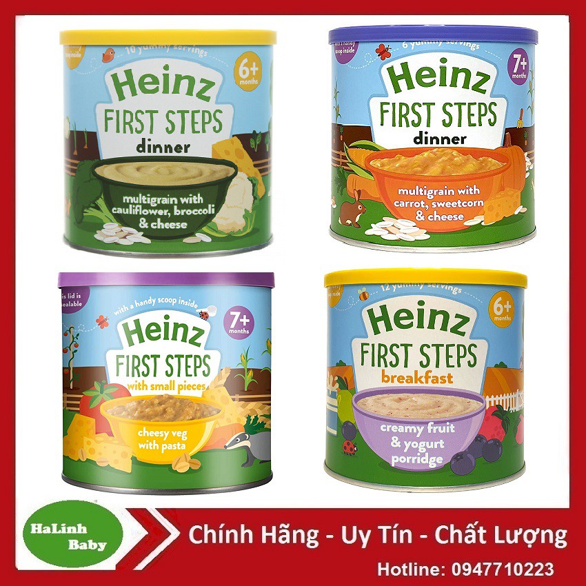 Bột ăn Dặm Heinz 200g,240g (Anh) Các Vị ( Date 12/2021 )