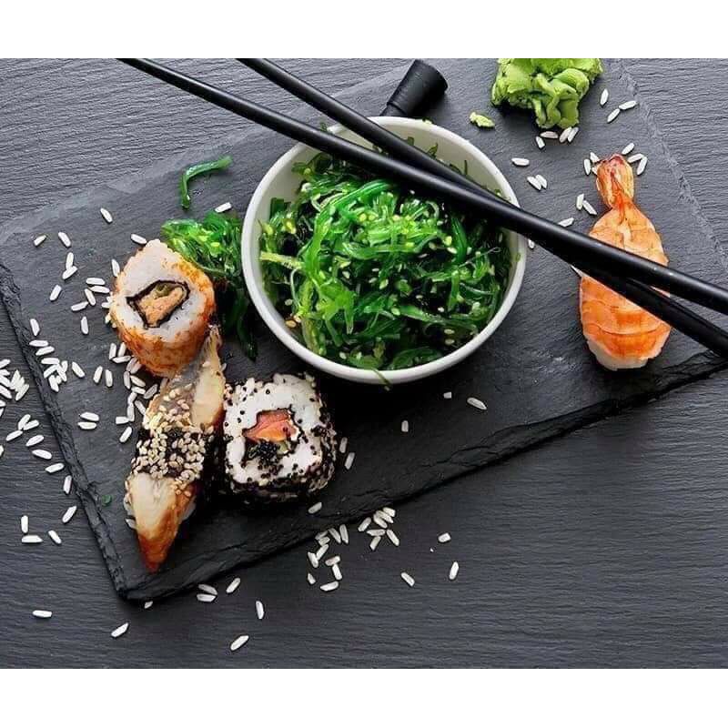 Salad rong biển tươi trộn mè Chuka Wakame Nhật Bản / NISSI / Frozen seasoned Seaweed