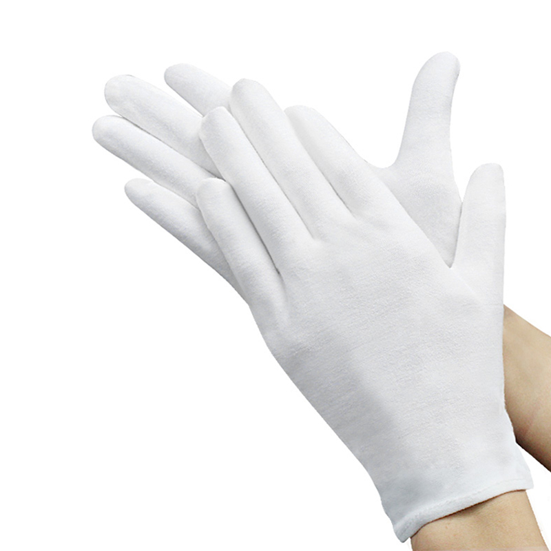 36 đôi găng tay trắng Nghi Lễ bông mỏng làm việc lao động bảo vệ lái xe đồ trang sức chống trượt mùa hè găng tay trắng N