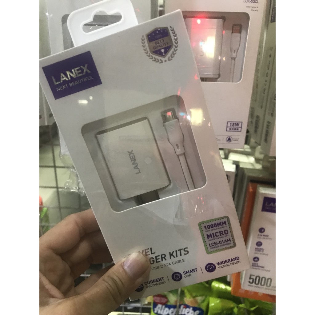 dây sạc nhanh lanex 3a dây dù chấc chắn.