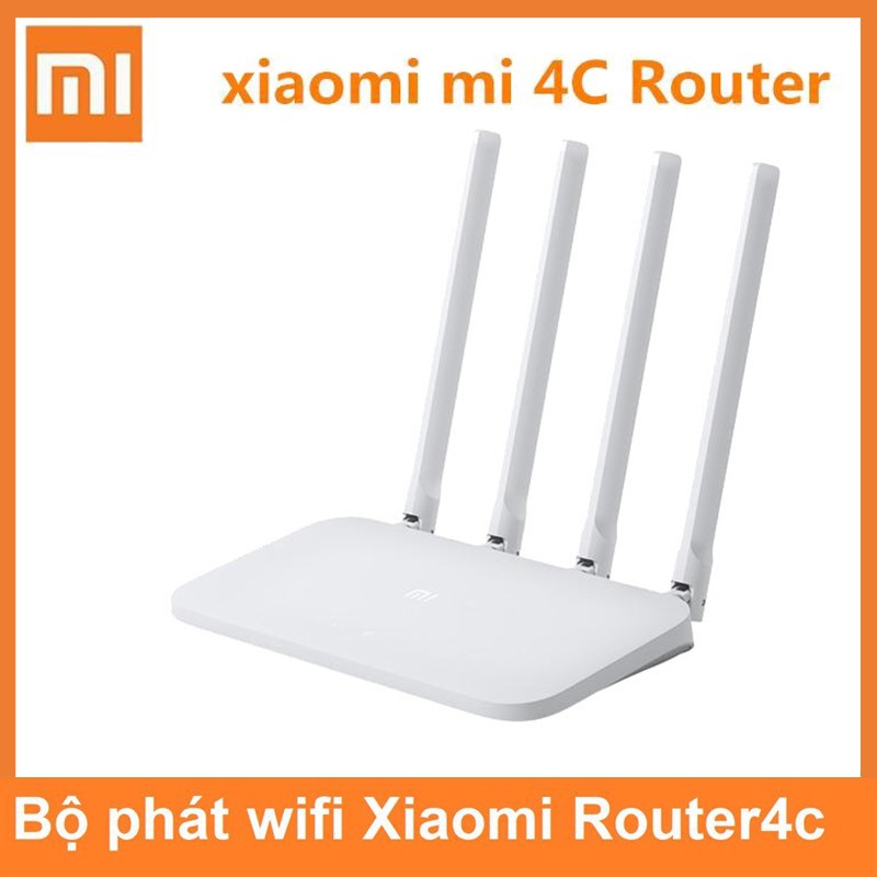 Bộ phát WiFi Xiaomi Mi Router 4C - Tốc Độ cao 300Mbps 4 Anten Wifi Router