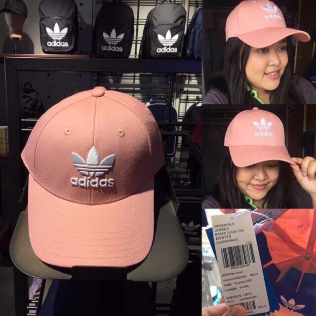 💖FREESHIP💖 Mũ / Nón thời trang Adidas Trefoil Baseball Cap   - Hồng Cá Tính | DV0173 - [  Full Tag Code ] / ẢNH THẬT