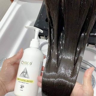 Kem Hấp Phục Hồi Tóc Collagen Chiko Hương Trà Xanh 500ML