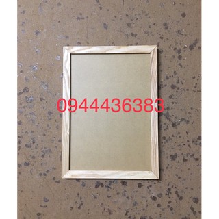 khung ảnh A4 gỗ sồi mặt mica 2mm
