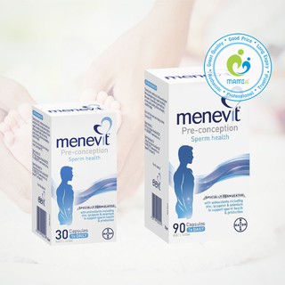 Viên uống Menevit pre-conception, Úc (30v + 90v) nâng cao chất lượng tinh trùng, giảm vô sinh cho nam giới