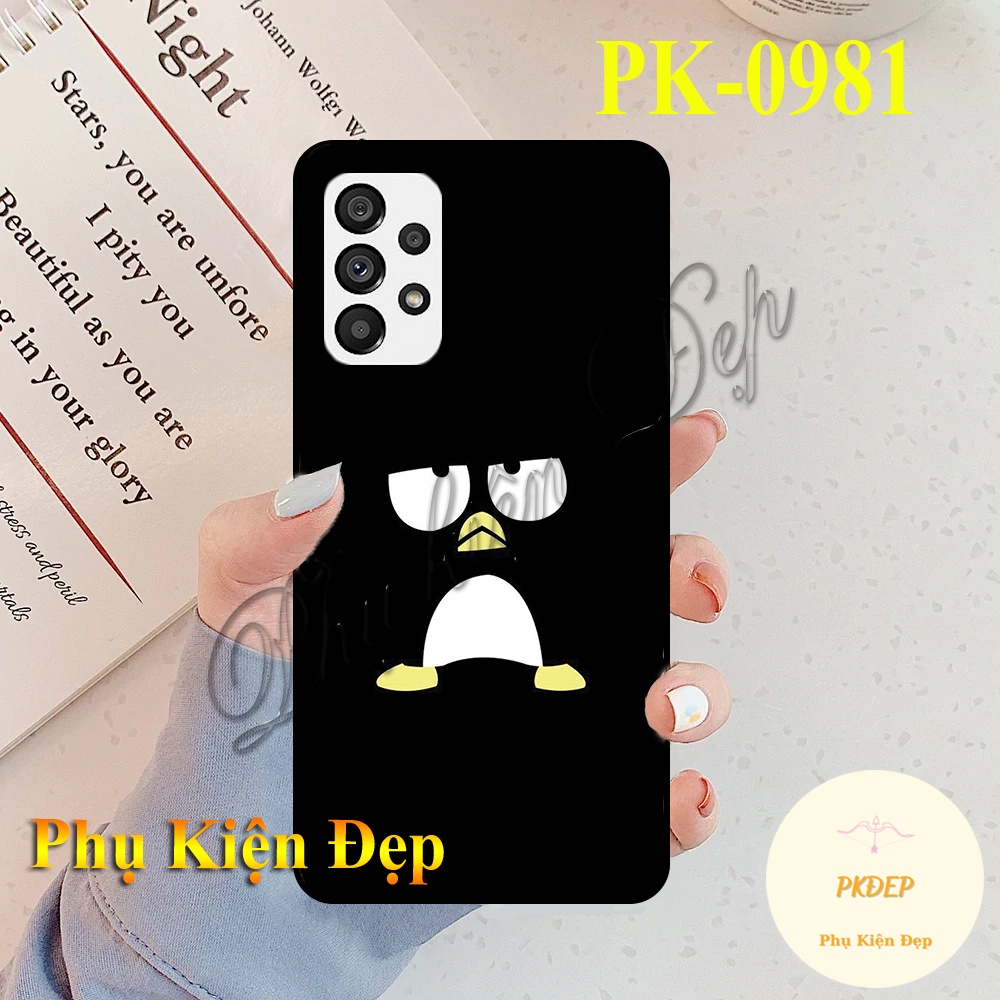 Ốp lưng Basic SamSung Galaxy A73 5G/ A33 5G/ A23 4G/ A13 4G bảo vệ camera viền đen in hình thú Badtz Maru