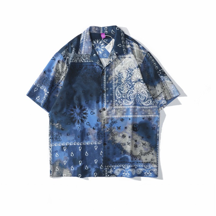 Áo sơ mi tay ngắn Bandana (ORDER)