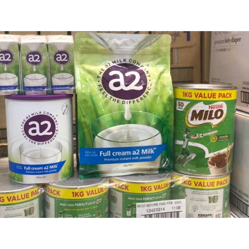 Sữa a2 nguyên kem 1 kg dạng túi