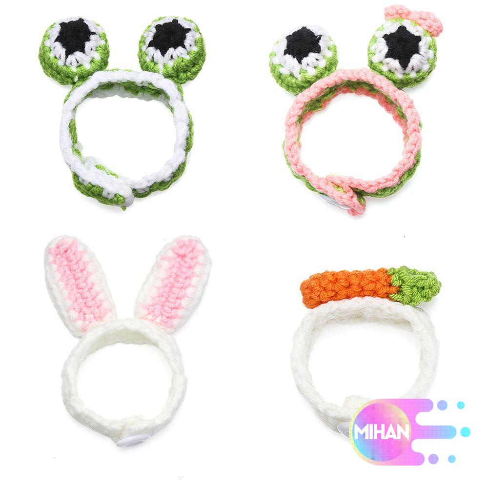 Bọ 4 vòng tay đan dệt hình chú ếch/thỏ/cà rốt đáng yêu dành cho bé gái