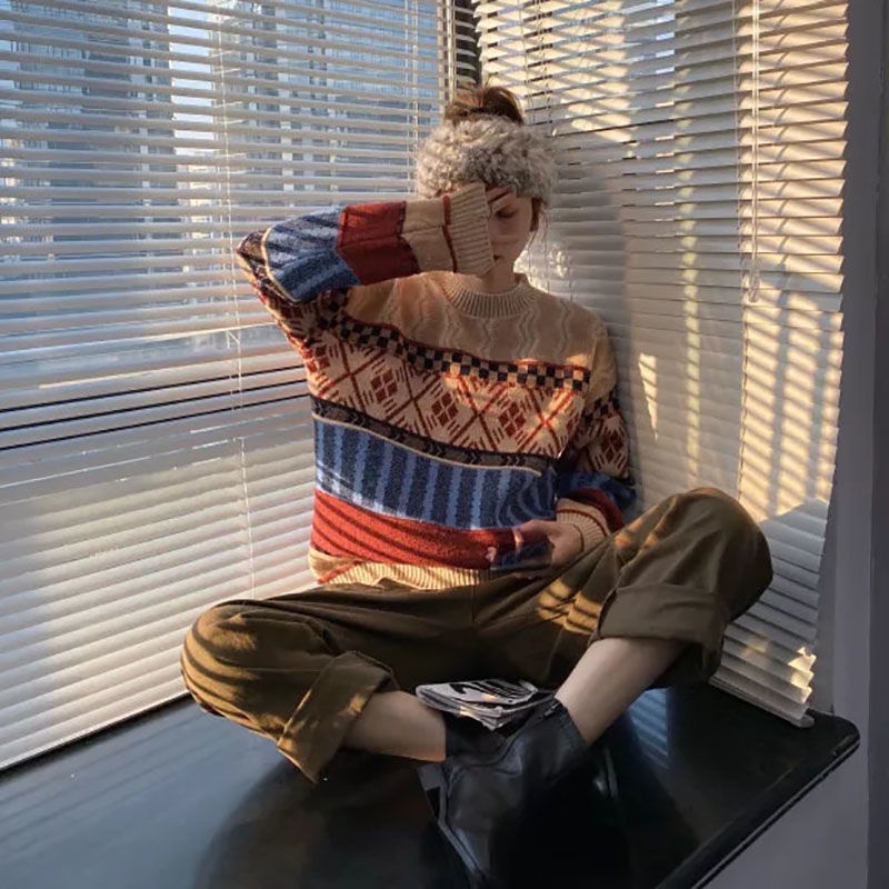 Áo len tay dài thời trang dành cho nữ