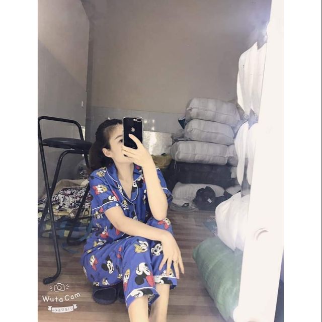 Bộ ngủ cộc quần dài