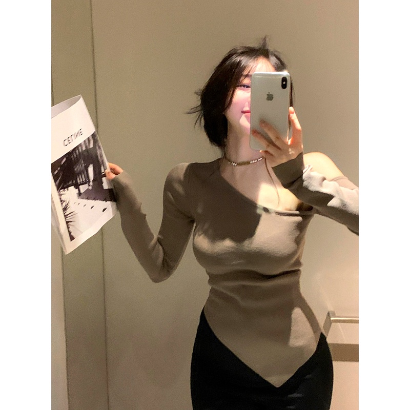 Áo Sơ Mi Tay Dài Dáng Rộng Phong Cách Hàn Quốc Thời Trang Cho Nữ