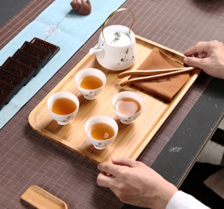 KHAY CHỮ NHẬT GỖ TRE CAO CẤP