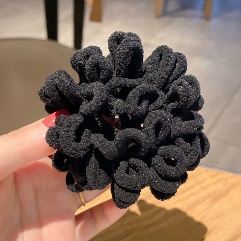 Dây Buộc Tóc Vải Nhung Co Giãn Thiết Kế Thời Trang Thu Đông Cho Nữ