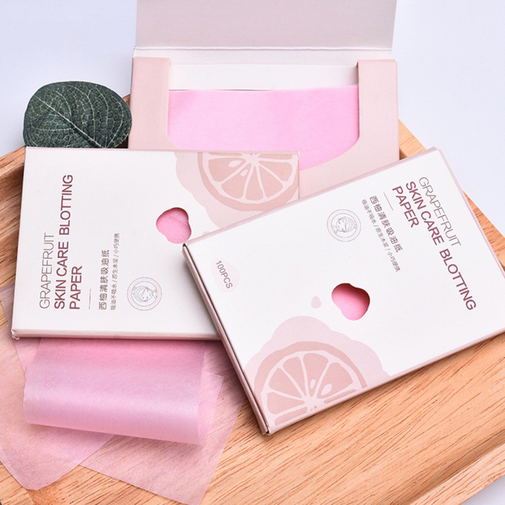 Malian Set 100 Giấy Thấm Dầu Chăm Sóc Da Tiện Dụng