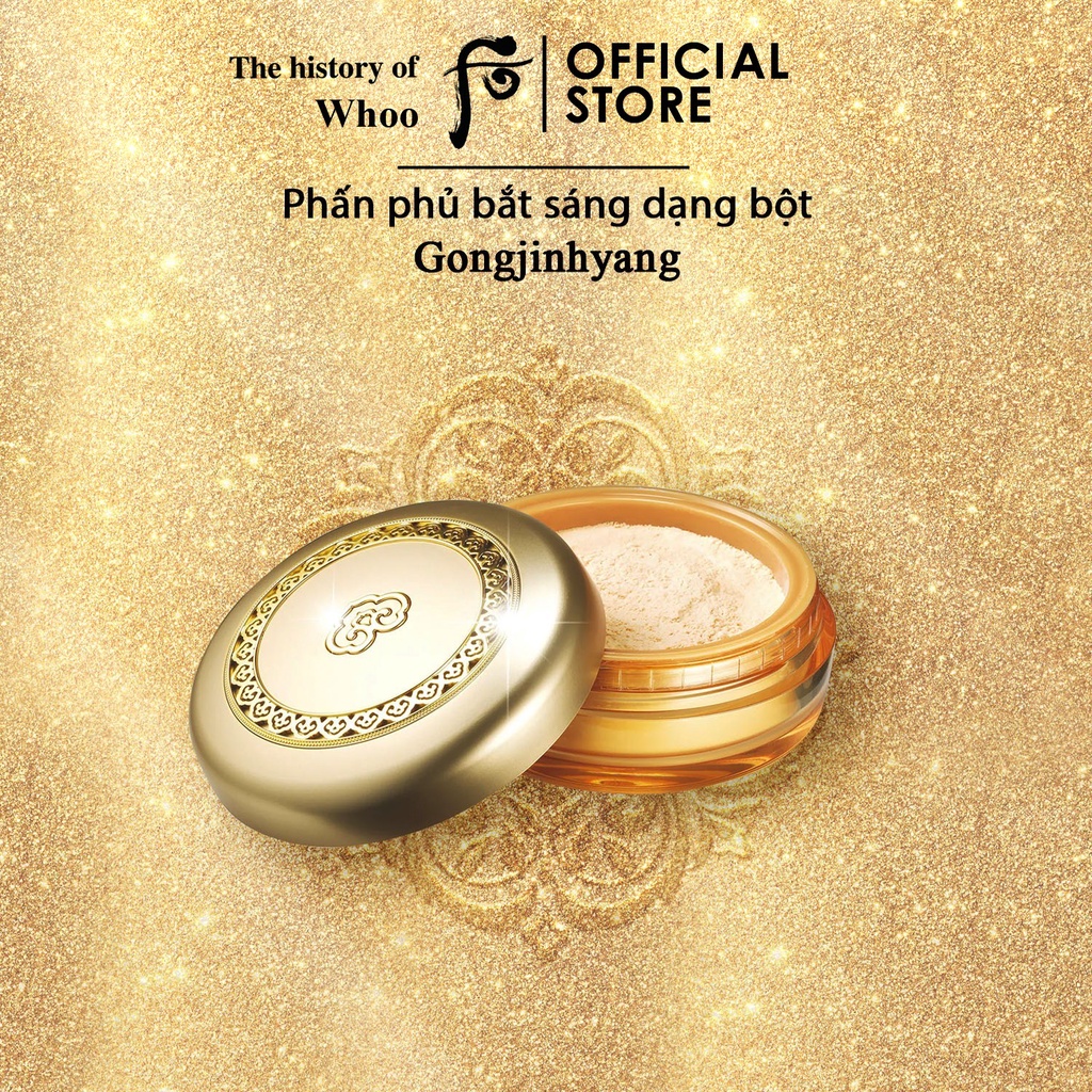 Phấn phủ bắt sáng dạng bột WHOO Gongjinhyang Mi Jewerly Powder SPF35, PA++ 28g