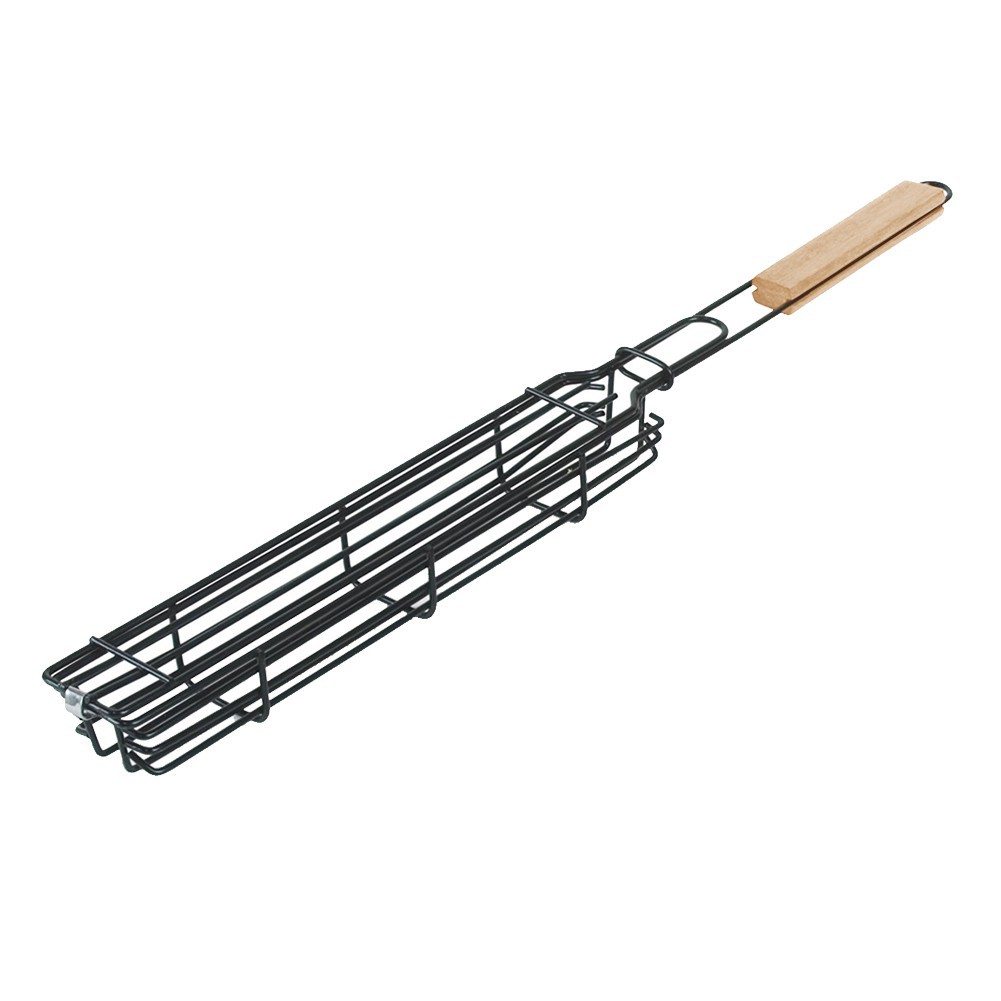 Vỉ Nướng Thịt Bbq Bằng Thép Không Gỉ KT 49cm x 4.8cm x 3.5cm