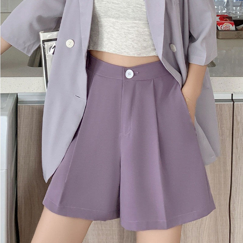 Quần Short Nữ Lưng Cao Thời Trang Hàn