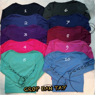 Áo Crop Đan Tay
